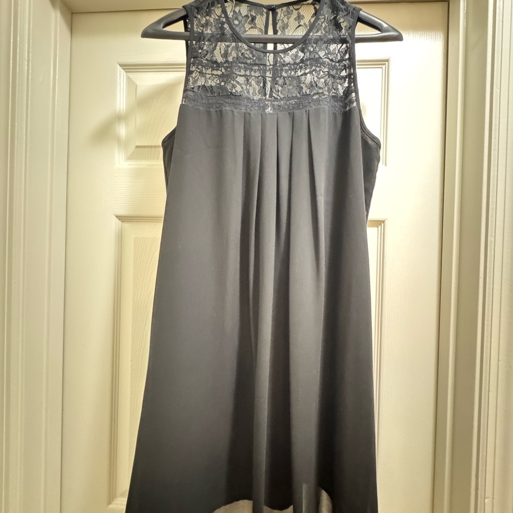 BCBGeneration Black Lace Mini Dress